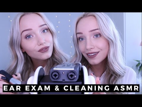 ASMR Ear Exam & Cleaning Binaural (Mic Brushing, Personal Attention) To Help You Sleep | GwenGwiz