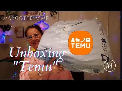 Asmr français, Unboxing " Temu"