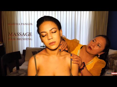 MARTHA PANGOL - ASMR, SUPER RELAXING MASSAGE FOR SLEEP, HEAD, FOOT, SHOULDER, BELLY, BACK