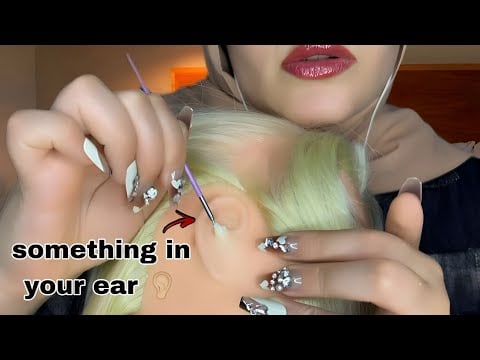 ASMR Getting Something Out Of Your Ears 💆🏻‍♀️ (scalp scratching, oil sound, deep cleaning)