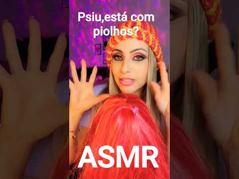 ASMR- CAÇANDO PIOLHOS NA SUA CABEÇA- #shorts