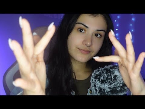ASMR 🌀 Hypnotic Hand Movements (and Mouth Sounds) To Make Your Eyes Heavy 😴