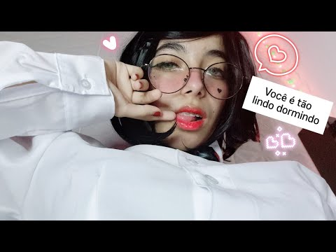 ASMR UNIVERSITÁRIA ESTUDIOSA OBSERVANDO VOCÊ A DORMIR | ROLEPLAY