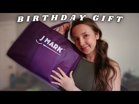 ASMR| Birthday Gift Unboxing + Whisper Rambling ✨