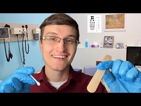 ASMR ER Doctor Cranial Nerve Exam 👨🏻‍⚕️🩺 z