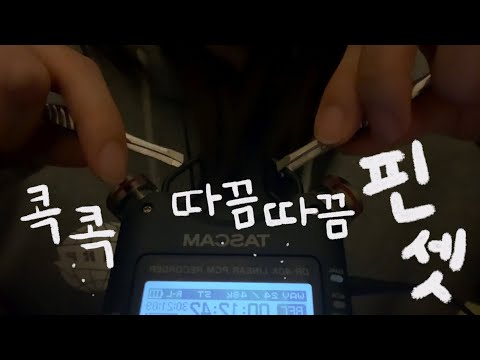 ASMR] 📌반복적인 핀셋소리📌