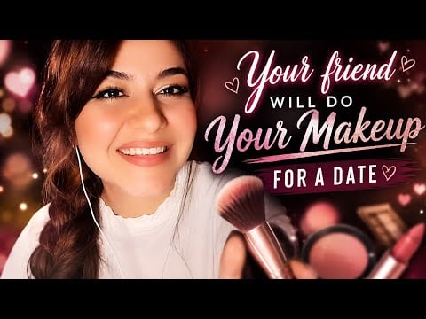 ASMR Doing Your Makeup 👄 Mouth Sounds & Personal Attention#asmr 