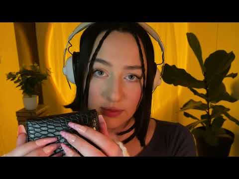 *one minute asmr* textured wallet scratching (no talking)