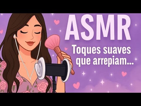 ASMR - MASSAGEM RELAXANTE NOS SEUS OUVIDOS -  Ear to Ear💤😴