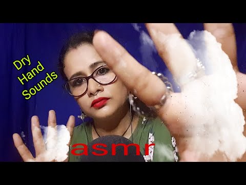 ASMR Dry Hand Sounds with FINGERS Fluttering ( fast and aggressive) 👏  |ASMR Ghosal|