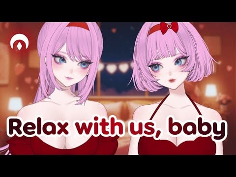 Twin Girls Make Their Good Boy Melt ❤️ Deep Breathy and Crispy Affirmations with Gentle Kisses