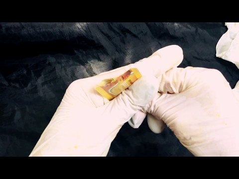 LATEX GLOVES ❤ LAYERING with MUSTARD👅  [[ASMR]]