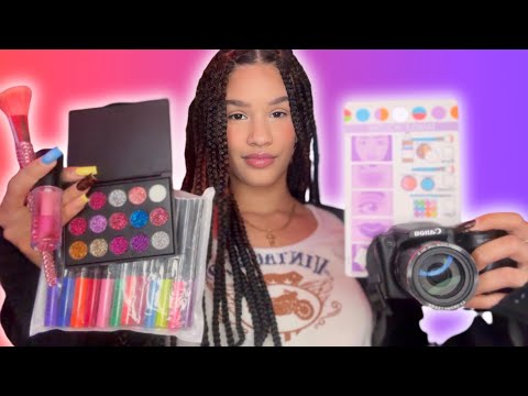 Asmr español roleplay ✨ te maquillo hasta que te duermas 😴