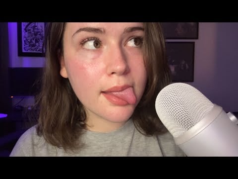 ASMR Tongue Swirling & Mouth Sounds