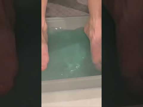scrubbing the feet to perfection #asmr #triggersforsleep #relax #nicoolasmr