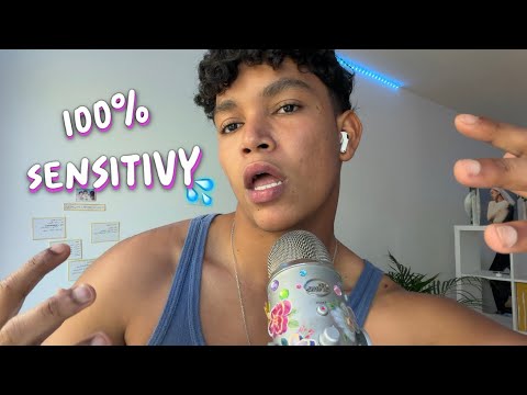 ASMR Slowed Mouth Sounds, Finger Fluttes and Hand Sounds  🤍