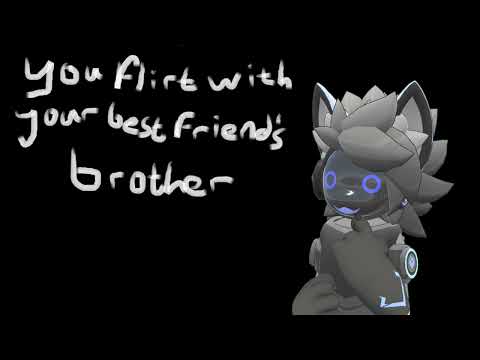 [Furry ASMR] You flirt with your best friend's brother [M4M] [Old Mic]