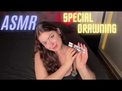 ASMR | Artist Draws Your Portrait Up Close | Mic Pumping, Sketching Sounds & Personal Attention 🕯️