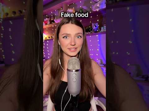 Fake food #asmr #asmrsounds #asmrrelax #asmrsleep #relax #tingles #asmrvideo #relaxingvideos