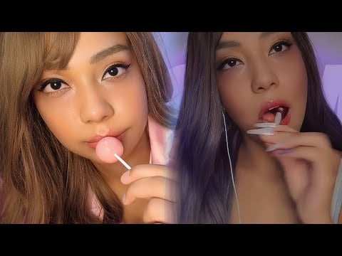 ASMR LOLLIPOP COMPILATION, WET MOUTH SOUNDS, MOUTH SOUNDS, SONS DE BOCA