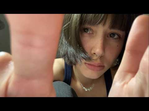 asmr camera touching - cleaning you (fast & aggressive, chaotic)