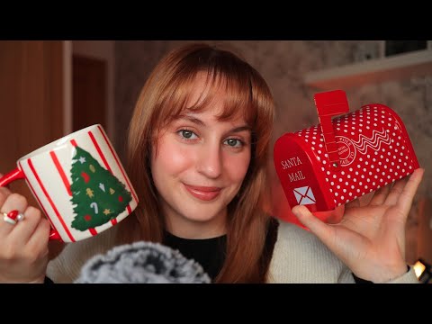 ASMR 🕯️ Objetos muy RELAJANTES para dormir (Navidad) 🎄