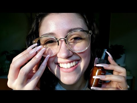 ASMR Sleepy Long Nail Tapping ♡ (Scratching & Whispering)