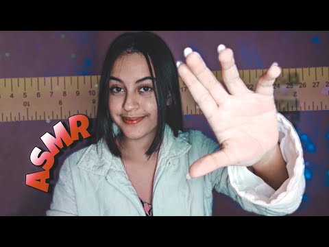 asmr - tirando as medidas do seu rosto