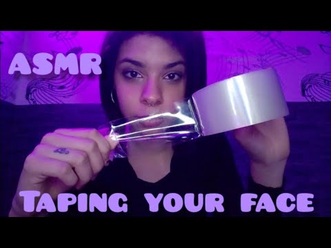 ASMR ◇ Taping your face 💫