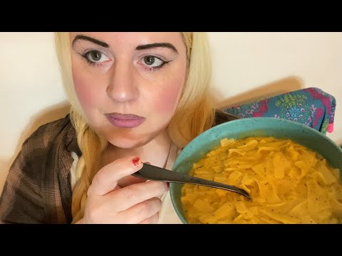 I am not well… Eating Pasta ASMR