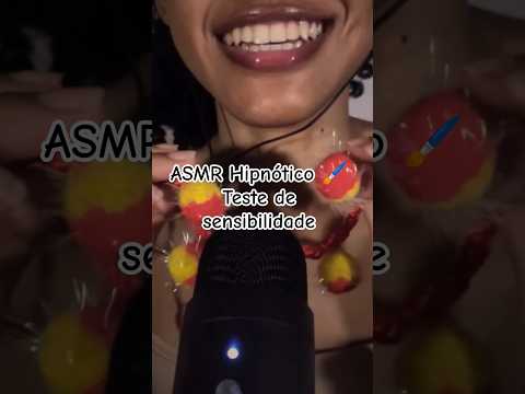 ASMR Hipnótico 🖌️ Teste de sensibilidade #asmr #visualtingle