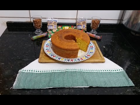 FESTA JUNINA EM CASA - RECEITA BOLO DE MILHO