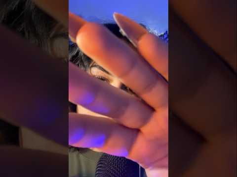 ASMR I Will....Almost....scratche your face till you sleep #asmr #sleepaid #visualtingle