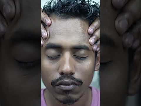 Soothing Sensations: ASMR Head Scratching And Tapping Massage For Deep Sleep #shorts