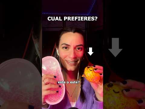 CUÁL PREFIERES: 1 o 2? COMENTA! #asmr #shorts