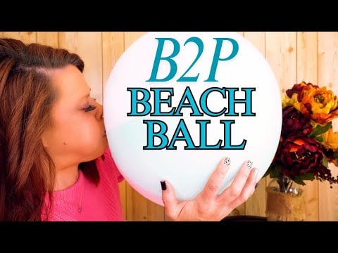 Can I pop this BEACH BALL with JUST AIR?