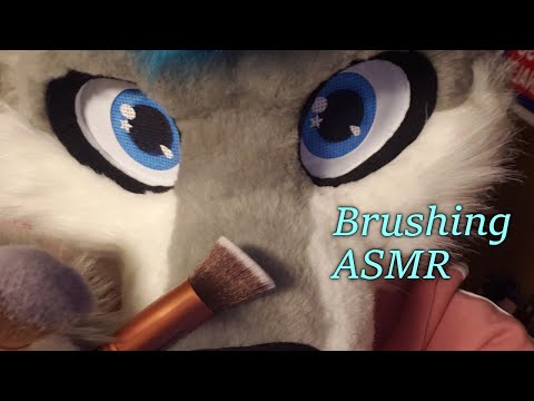 [Furry ASMR] Brushy Sounds OwO (talking)