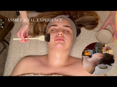 Real Person Facial ASMR for Sleep 🌙 | Soft Spoken Relaxing Skincare