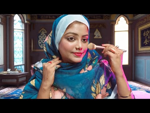 ASMR Muslim Girl Makeup Look 💄🧕
