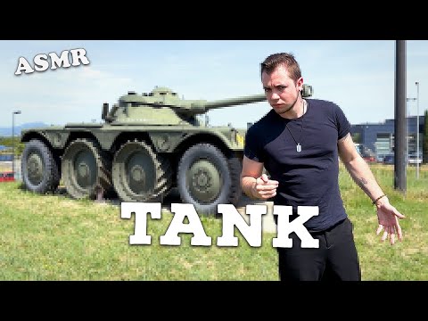ASMR : DANS UN TANK MILITAIRE EN ACIER GALVANISÉ !
