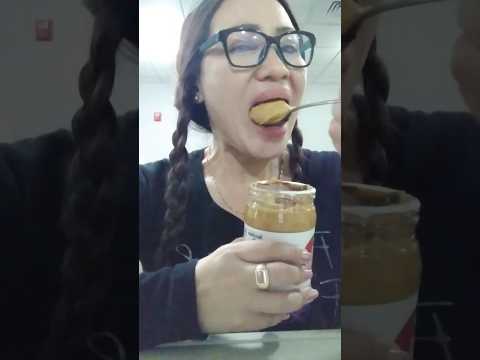CRAVING PEANUT BUTTER #viral #food #shortsfeed #everyone #mukbang #eatingshow #asmr #foodie