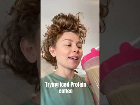 Protein coffee 🤔 @javvycoffee  #asmr #icedcoffee #enjoyjavvy #proffee #ad