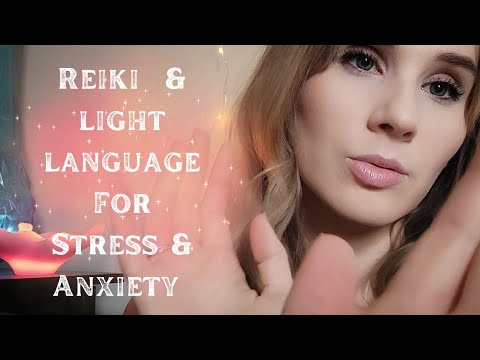 🌟Reiki ASMR For Stress & Anxiety 🌟 Healing Hand Movements • Light Language • Crystals• Sleep