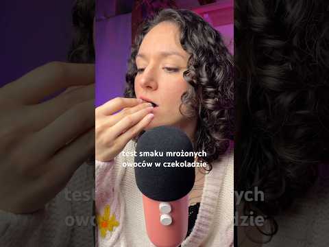Test smaku owoców w czekoladzie 😋| ASMR po polsku dźwięki jedzenia 🍍