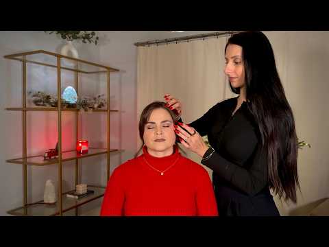 ASMR Perfectionist Hair Play Roleplay | Face Framing Hairstyle, Hair Placing, Makeup, Lint Rolling