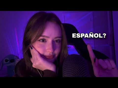 |ASMR| INTENTANDO HABLAR ESPAÑOL! 💕 (21 datos sobre mi :))