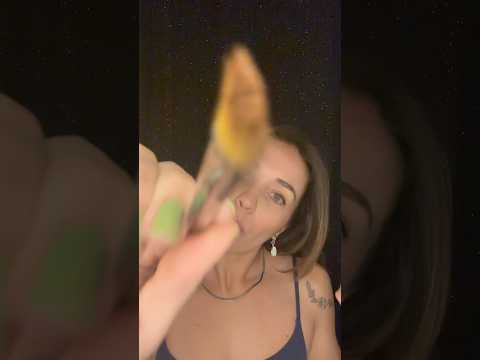 só não vale ficar com nojinho… #asmr #tingles #spitpainting #relax