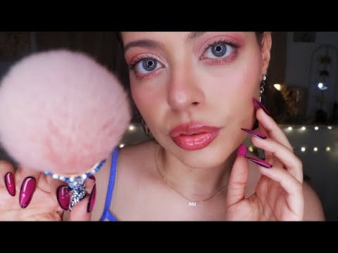ASMR| Gentle Face Brushing for Anxiety Relief & Sleep (PERSONAL ATTENTION)