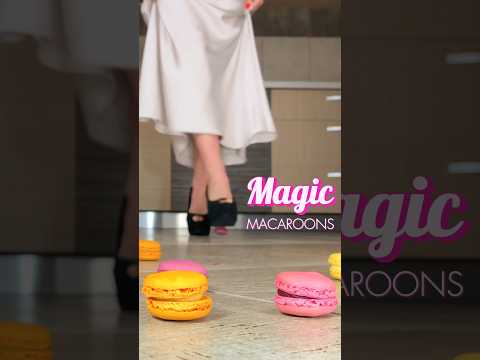 Pea vs. Macaroons! Oddly Satisfying High Heels Crushing Food! ASMR