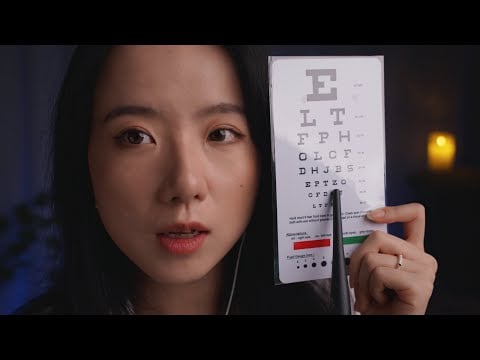 ASMR Eye Exam (I’ll Guide Your Eyes 👁️）